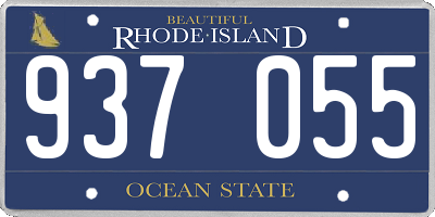 RI license plate 937055
