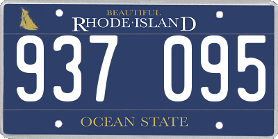 RI license plate 937095