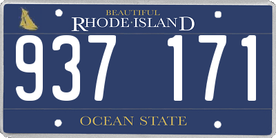 RI license plate 937171