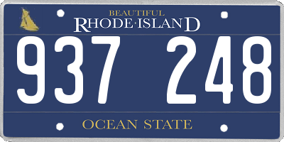 RI license plate 937248