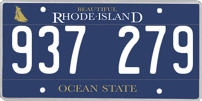 RI license plate 937279