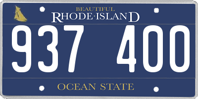 RI license plate 937400