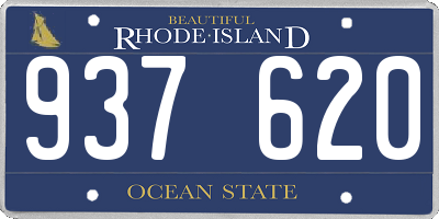 RI license plate 937620