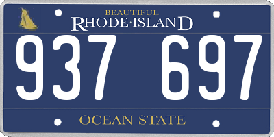 RI license plate 937697