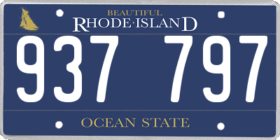 RI license plate 937797