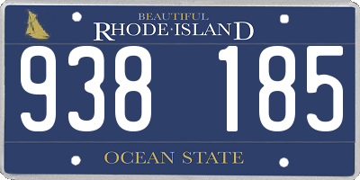 RI license plate 938185