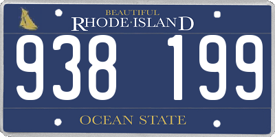 RI license plate 938199
