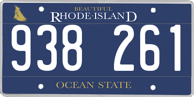 RI license plate 938261
