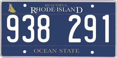 RI license plate 938291