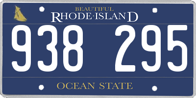 RI license plate 938295