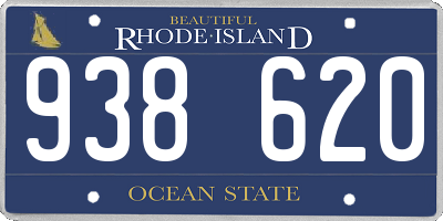 RI license plate 938620