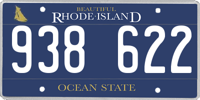 RI license plate 938622