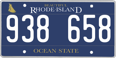 RI license plate 938658