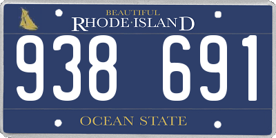 RI license plate 938691