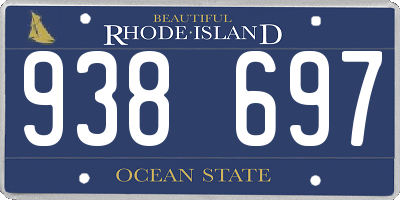 RI license plate 938697