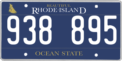 RI license plate 938895