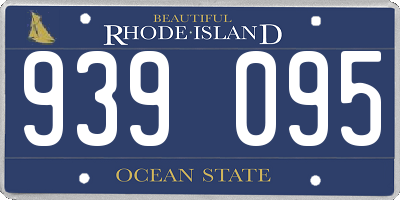 RI license plate 939095