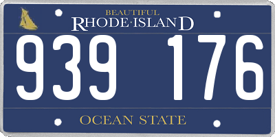 RI license plate 939176