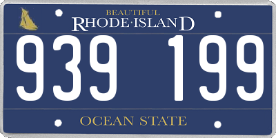 RI license plate 939199