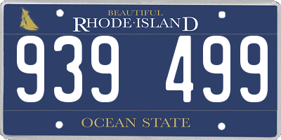RI license plate 939499