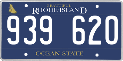 RI license plate 939620