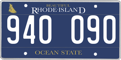 RI license plate 940090