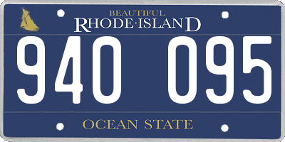 RI license plate 940095