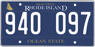 RI license plate 940097