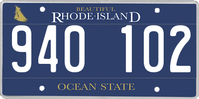 RI license plate 940102