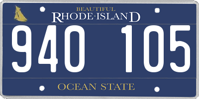 RI license plate 940105