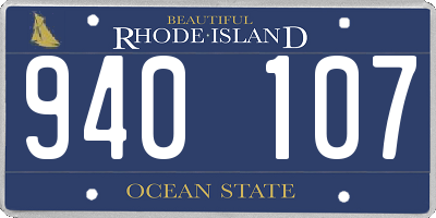 RI license plate 940107