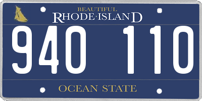 RI license plate 940110