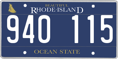 RI license plate 940115