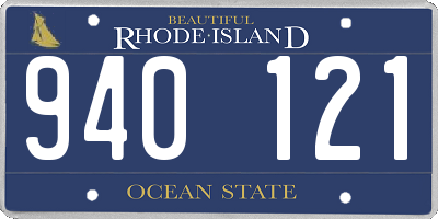 RI license plate 940121