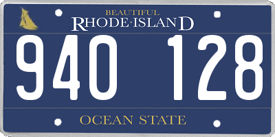 RI license plate 940128