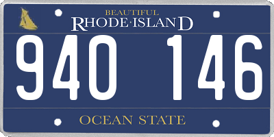 RI license plate 940146