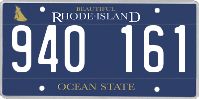 RI license plate 940161