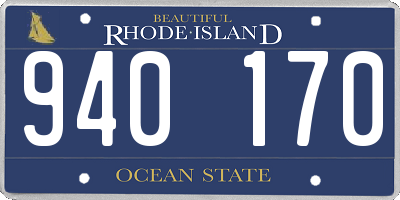 RI license plate 940170