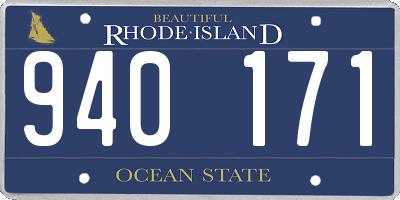 RI license plate 940171