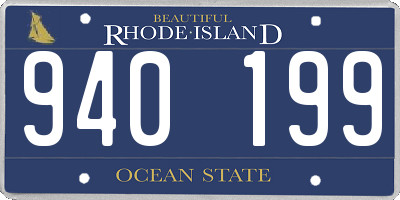 RI license plate 940199