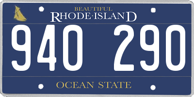RI license plate 940290
