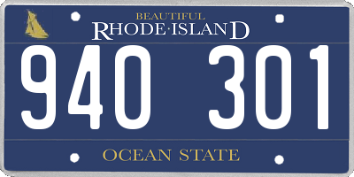 RI license plate 940301