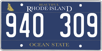 RI license plate 940309