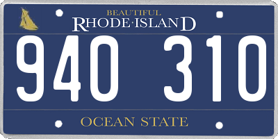 RI license plate 940310