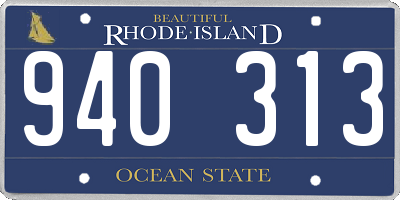 RI license plate 940313