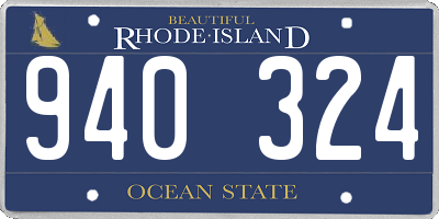 RI license plate 940324