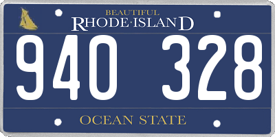 RI license plate 940328