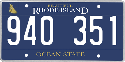 RI license plate 940351