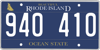 RI license plate 940410