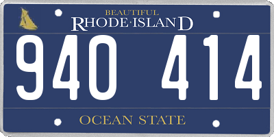 RI license plate 940414